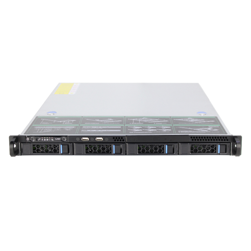1U 4-Bay Metal Rackmount Server Chassis 1U 4-Bay Metal Rackmount Server Chassis