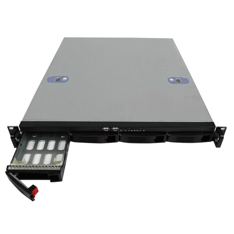 Carcasa de servidor 1U Modelo ISC-R155-4-M 4 Ventiladores Ranura PCI-E (4)