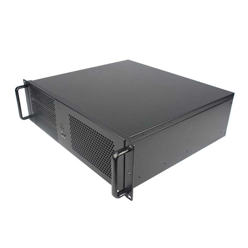 3U Rackmount Case Model ISC RC3U390F M 8 HDD 5 Slots (1) 3U Steel Rackmount Chassis