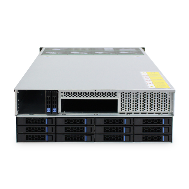 36-Bay Rackmount Storage Chassis 4U Server Case Model ISC-SC465-H36-T 24 Front HDDs 12 Rear HDDs 7 Expansion Slots (4)