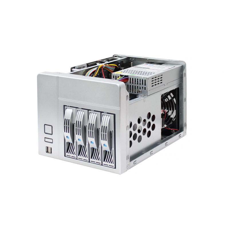 4-Bay SGCC Mini-ITX NAS Chassis