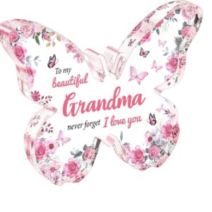Butterfly-Shaped Acrylic Plaque