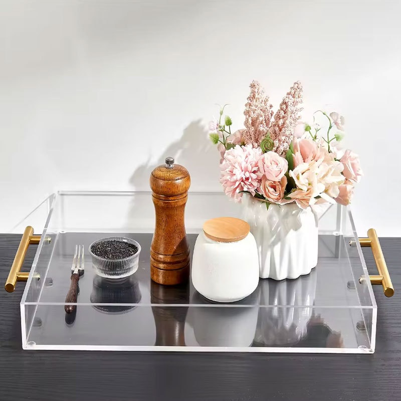Clear Acrylic Serving Tray (2)