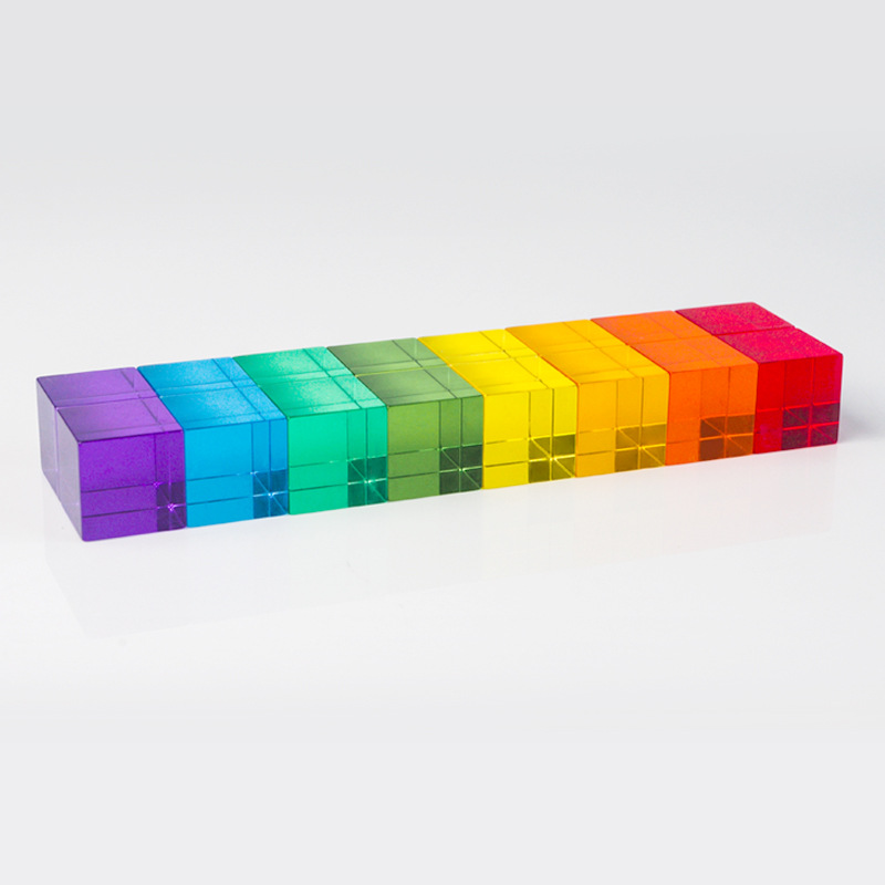 Colored Square Acrylic Rods