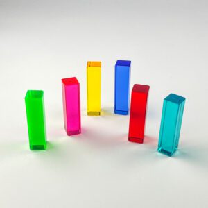 Colored Square Acrylic Rods