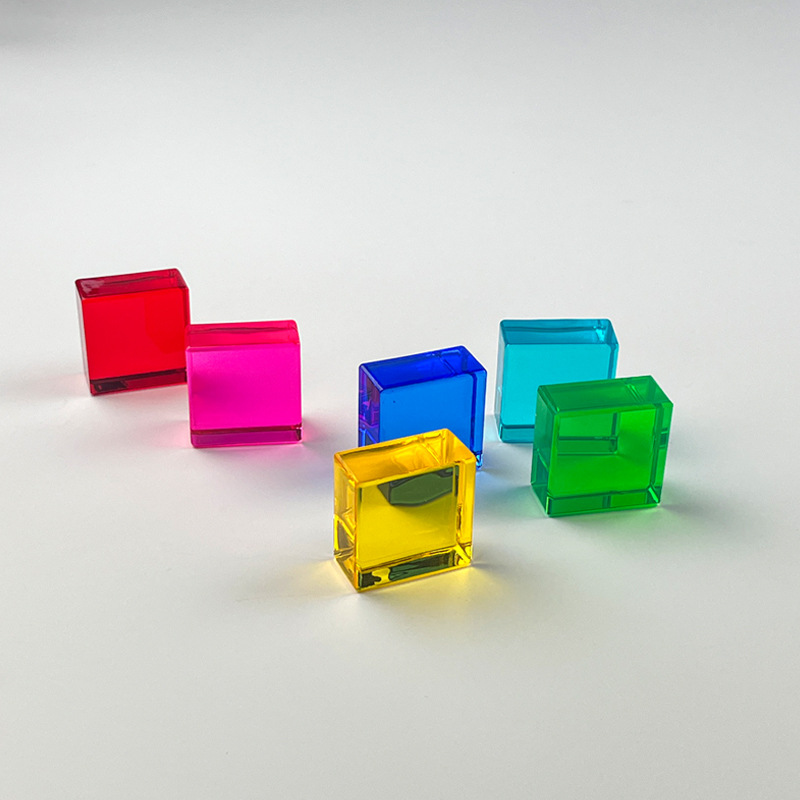 Colored Square Acrylic Rods