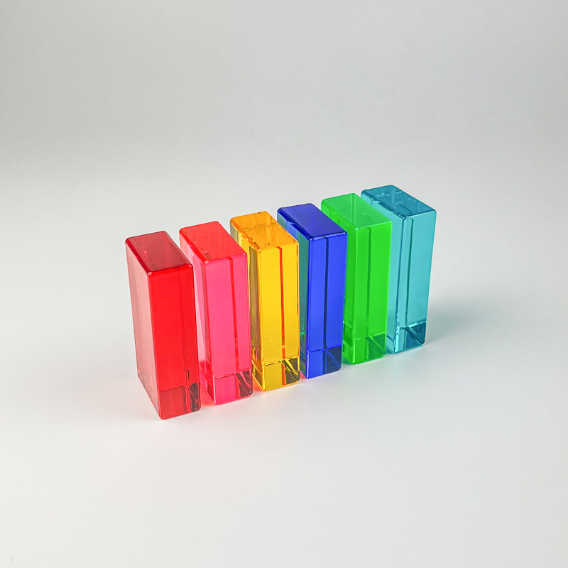 Colored Square Acrylic Rods