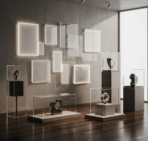 Custom Acrylic Interior Panels and Display Cases