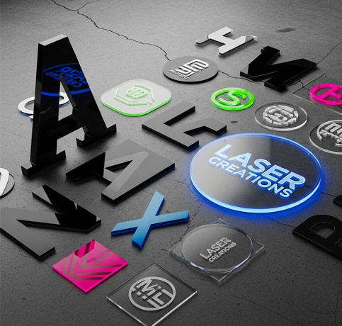 Custom Acrylic Laser-Cut Letters and Signage