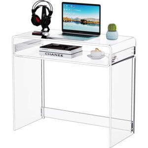 Custom Clear Acrylic Desk