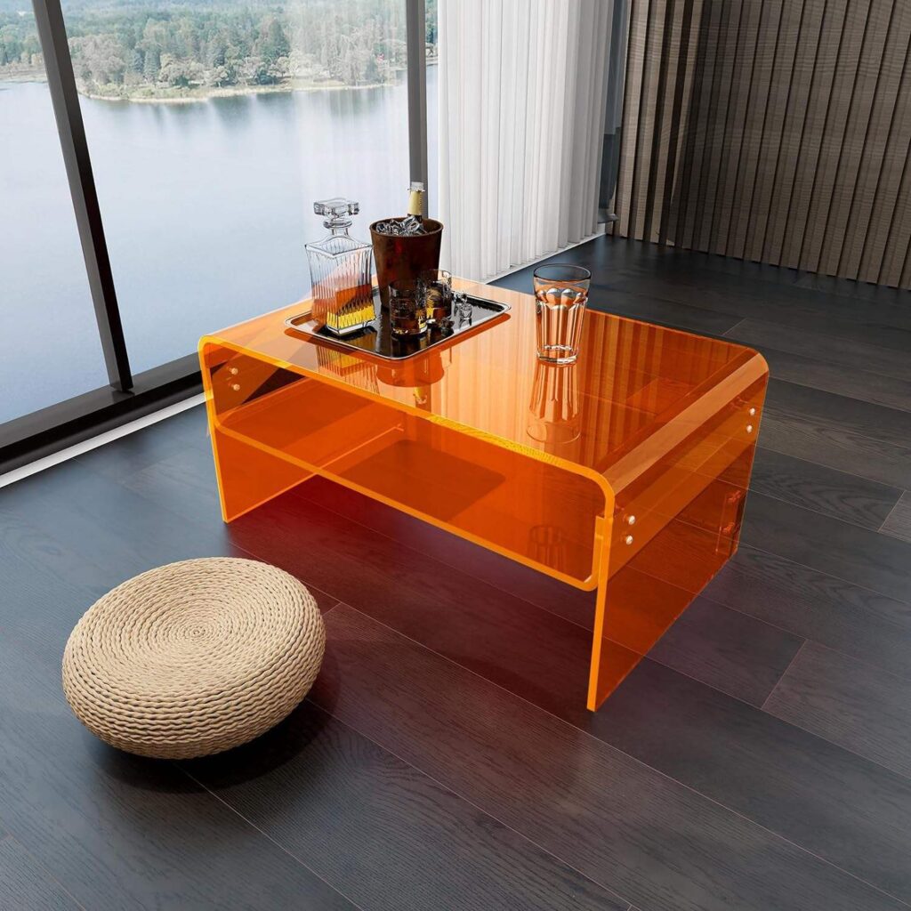 Custom Clear Acrylic Desk (2)