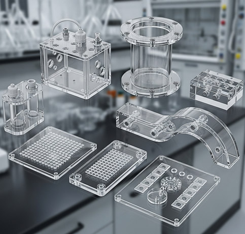 Custom acrylic Laboratory Equipment Components