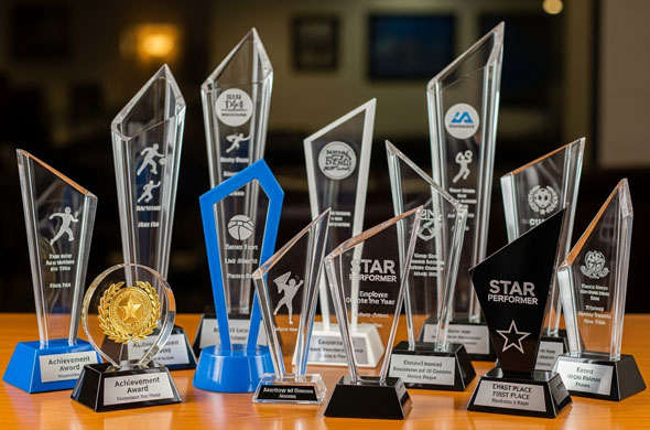 Custom Acrylic Trophies & Awards
