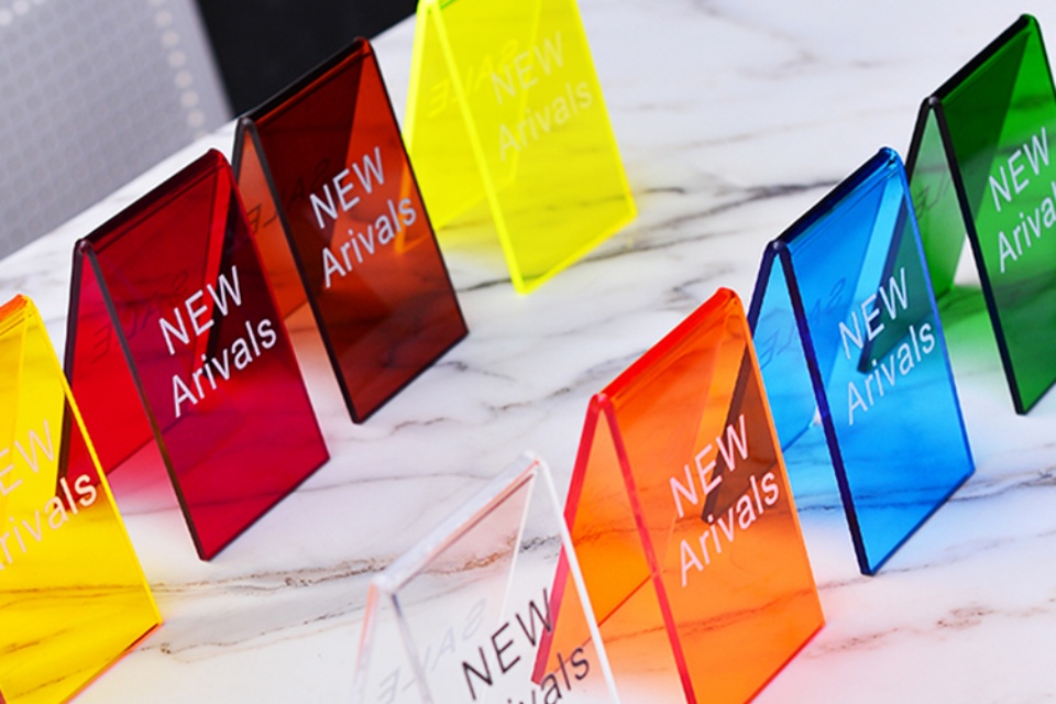 Custom acrylic display stands