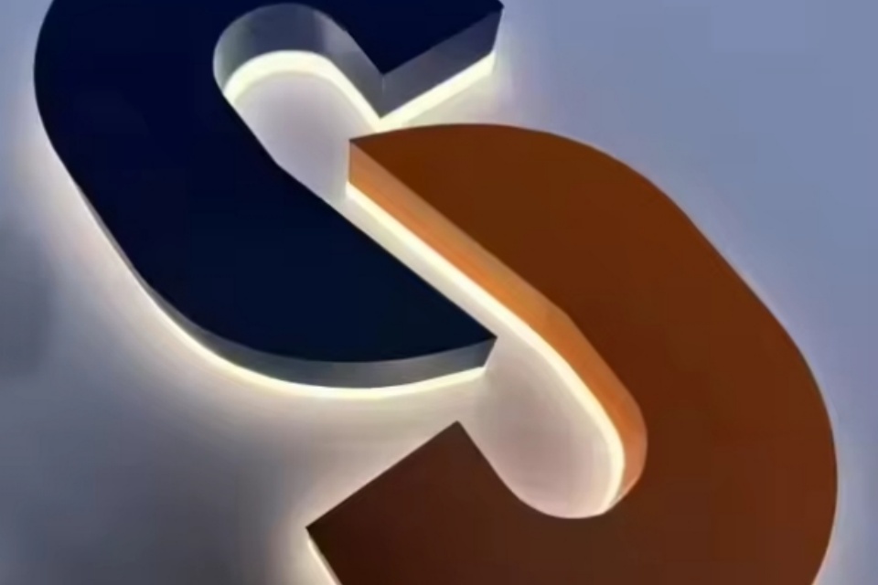 Luxury custom signage LOGO