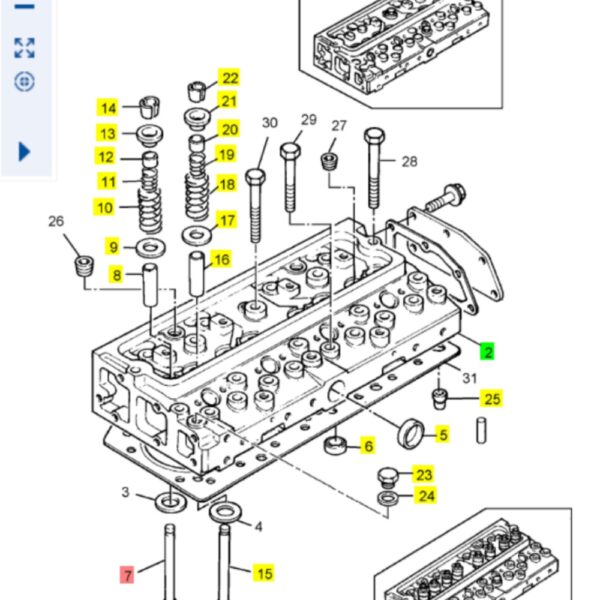 Genuine Perkins 3142L072 Intake Valve