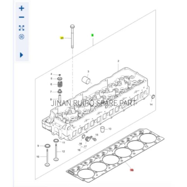 Perkins 1885879C1 Cylinder Head Gasket